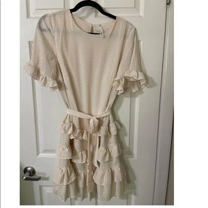 Indikah/Selfie Leslie ruffled mini dress